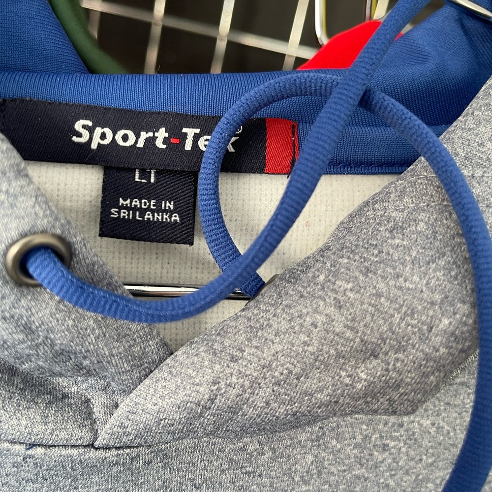 Performance Tall colorblock hoody.